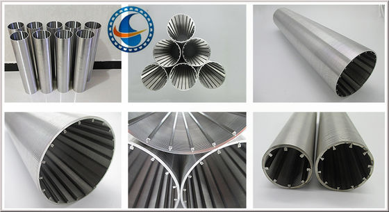 168mm Dia Continuous Slot Wedge Wire Screen Pipe For Water Process