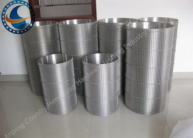 Customized Stainless Steel Wedge Wire Screen Drum For Self Cleaning Strainer