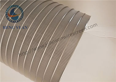 Anticorrosion Wedge Wire Screen Pipe Stainless Steel Johnson 0.05mm Slot Filter