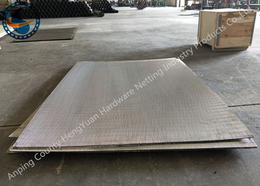 Flat Wedge Wire Screen Panels Anti - Corrosion Welding Technique