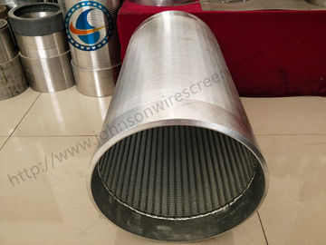 Welded Continuous Slot Screen , Corrosion Resistant Water Wire Screen