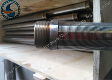 Self Supporting Wedge Wire Screen Cylinders With API / NPT Couplings