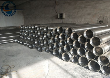 Wear Resistant Johnson Screen Pipe , Continuous Slot Opening Water Well Screen