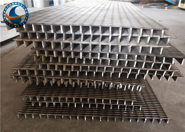 SS 304 Welded Wedge Wire Screen Panels Wear Resistant With High Strength