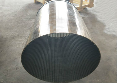 Anti Deformation Sand Control Screens , Stainless Steel Profile Wire Screen