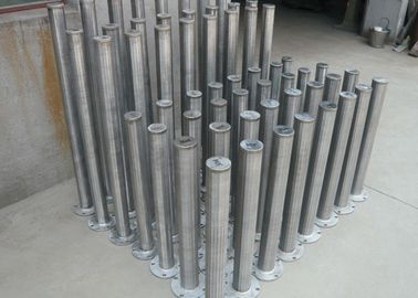 Thermal Resistant Johnson Wedge Wire Screens , Stainless Steel Profile Wire Screen