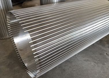 Funnel Type Rotary Screen Drum / Reverse Wedge Wire Screen Cylinders