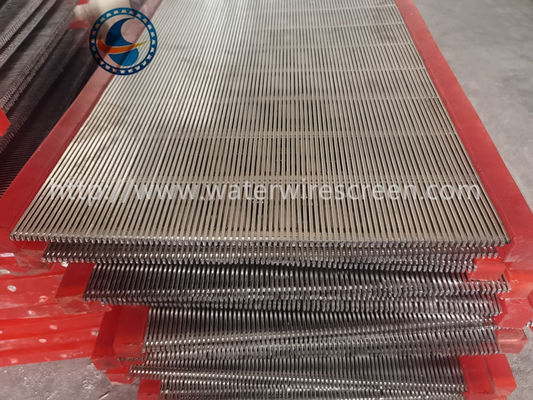 1.7mm Slot Aisi 304 Wedge Wire Panels With Polyurethane Frame