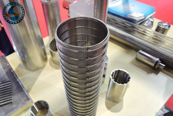 Id40mm Stainless Steel Profile Wet Dry Separator Od48mm Vee Wire Screen Filter
