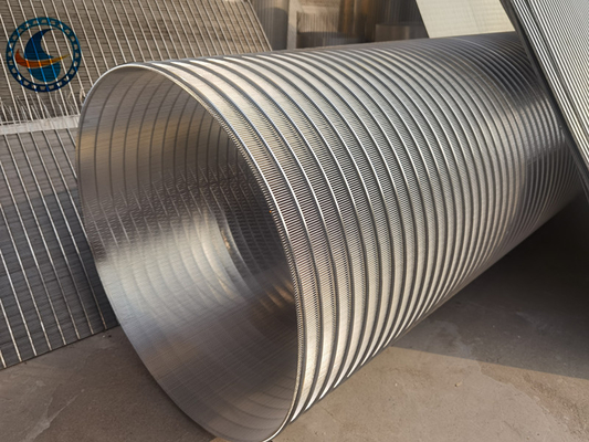 Reversed Profile Slotted Wedge Wire Pipe Stainless Steel 304