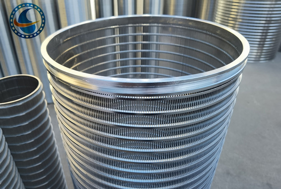 Welded Stainless Steel 304 Self Cleaning Wedge Wire Screen