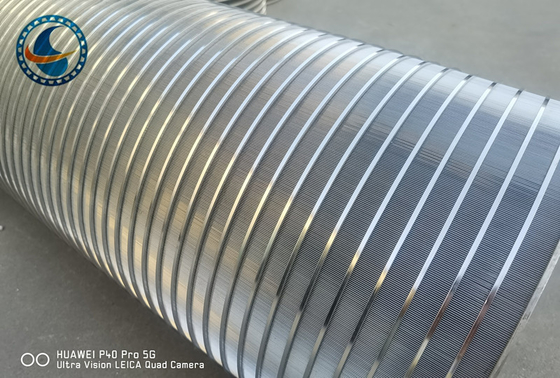 SS 316 Slot 40 Wedge Wire Screen Filter Johnson Type