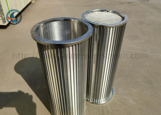 SS 316 Slot 40 Wedge Wire Screen Filter Johnson Type
