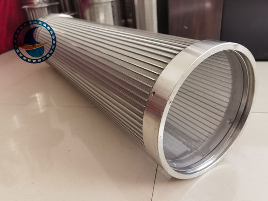 Stainless Steel 304 Wedge Wire Strainer Slotted Screen