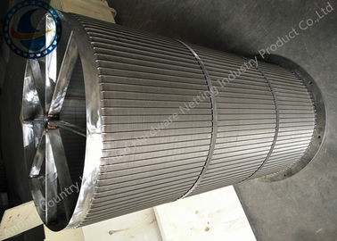 Customized Stainless Steel Wedge Wire Screen Drum For Self Cleaning Strainer