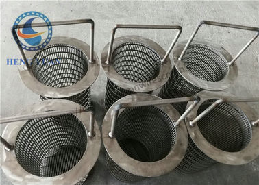 Anti Wear Rotary Screen Drum / Wedge Wire Cylinder Basket Customization Available