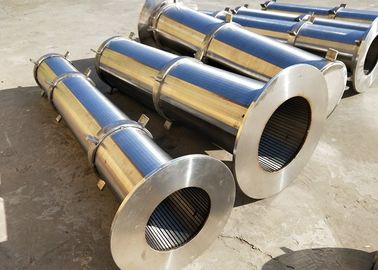 Durable Wedge Wire Mesh , Non Clogging Wedge Wire Screen Cylinders