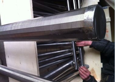 Cylindrical  Wedge Wire Screen Pipe With High Filtration Precision