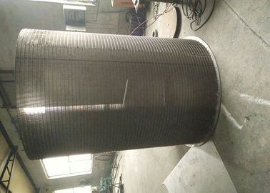 304 Stainless Steel Wire Cylinder Basket , Anti Clogging Rotating Drum Screen