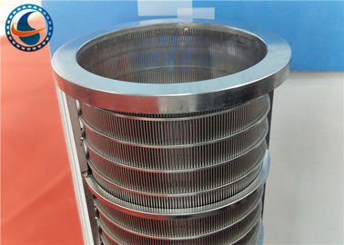 Anti Wear Reverse Wedge Wire Screen , High Stiffness Water Well Pipe