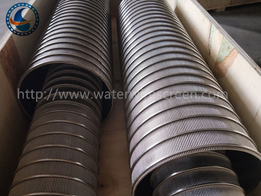 Stainless Steel 304 Reverse Wedge Wire Screen With Blind Plate Ends