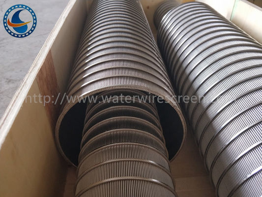 Stainless Steel 304 Reverse Wedge Wire Screen With Blind Plate Ends