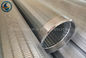 Q195 Low Carbon Galvanised 168mm Water Wire Screen With Bevel Welded Rings