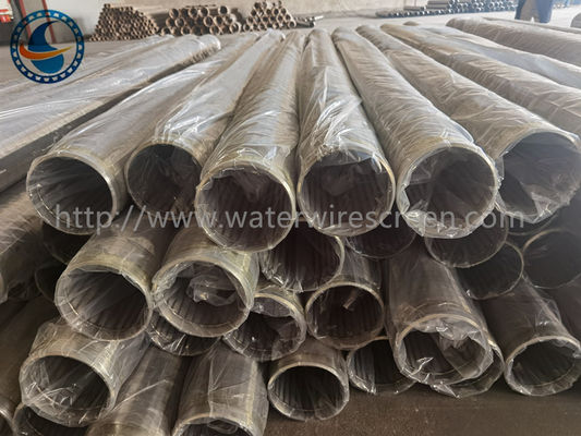 Q195 Low Carbon Galvanised 168mm Water Wire Screen With Bevel Welded Rings