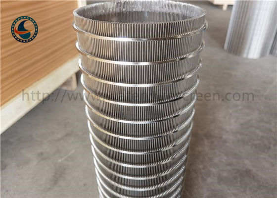 Stainless Steel Slot 40 Reverse Wedge Wire Screen Wound Cylinder