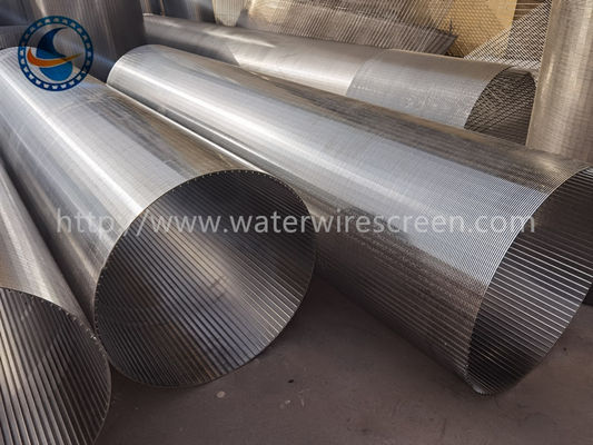 Ss304 Od600mm Johnson Wedge Wire Filter Screen Tube For Hydropower Plants