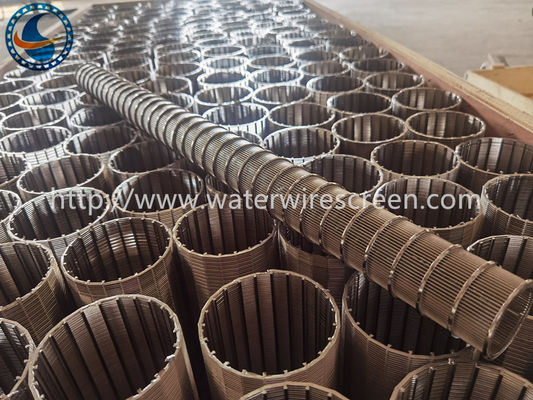 Ss 316l Profile Vee Wire Screen 0.2mm Slot Id 40mm