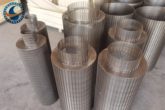 201 Stainless Steel Profile Reusable 25u Reverse Wedge Wire Screen Filter Element