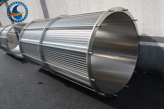 201 Stainless Steel Profile Reusable 25u Reverse Wedge Wire Screen Filter Element
