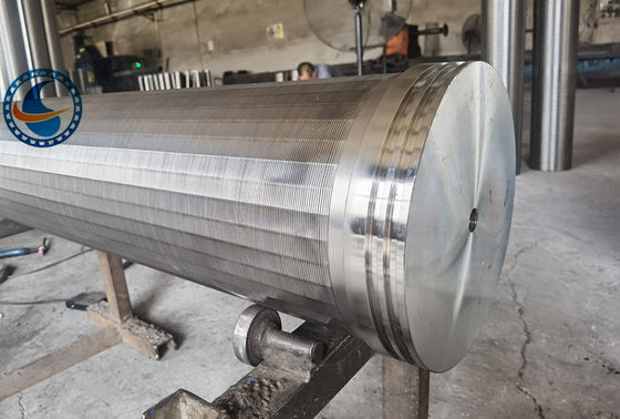 Welded Stainless Steel 0.3mm Slotted Wedge Wire Pipe Cylinder Type