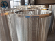Length 1900mm Stainless Steel Vee Wire Screen Continuous Slot Opening