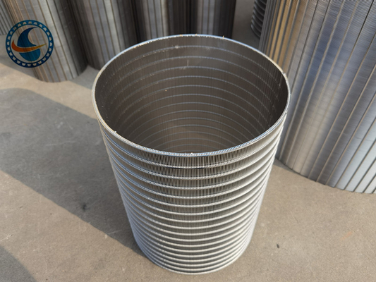 Reversed Profile Slotted Wedge Wire Pipe Stainless Steel 304