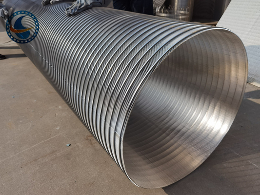 Reversed Profile Slotted Wedge Wire Pipe Stainless Steel 304