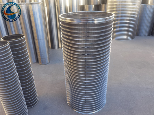 Welded Stainless Steel 304 Self Cleaning Wedge Wire Screen