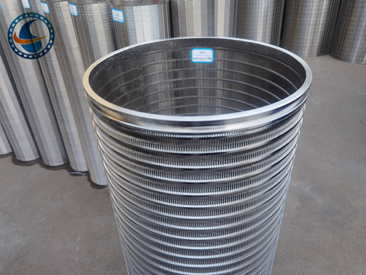 Welded Stainless Steel 304 Self Cleaning Wedge Wire Screen