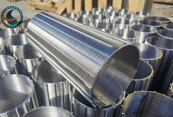 Duplex Steel 2507 Wedge Wire Screen Continuous Slot Id 300mm