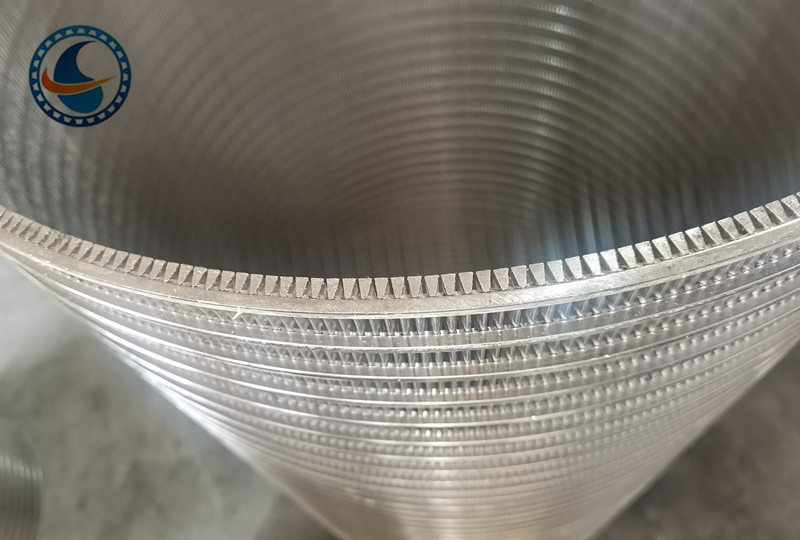 Vee Pipe Vee Shaped Rotary Drum Wedge Wire Screen Pipe 904l Cylindrical
