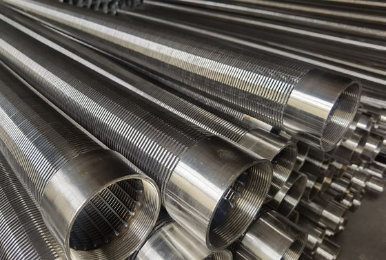 Welded Stainless Steel Continuous Slot Screen For Water Well Drilling