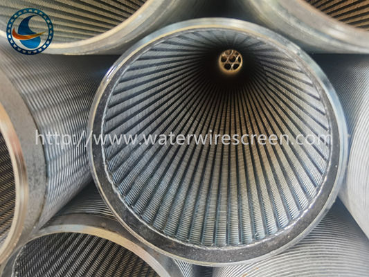1.0mm Slot Wrapped Johnson Wedge Wire Screen Sieve Pump Sand Filter