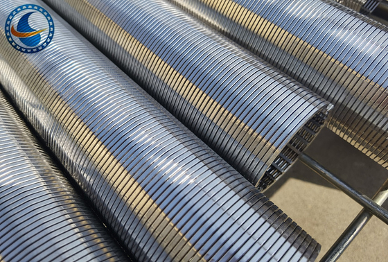 60um Slot Od 75mm Wedge Wire Screen Pipe Pure Circle