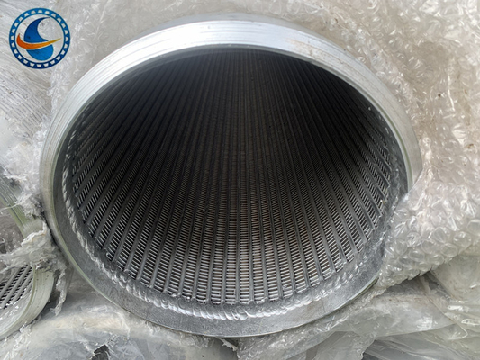 Collapse 100 Bar Water Well Screen Pipe Aisi 304 For 300 Meters Depth Well
