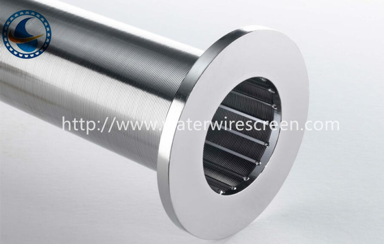 Stainless Steel 304l Wedge Wire Screen Pipe Acid Washing Surface