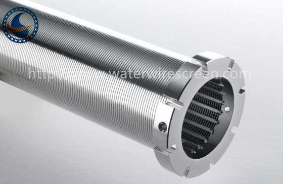 Looped Type Wedge Wire Ss 304 Water Well Screen Pipe