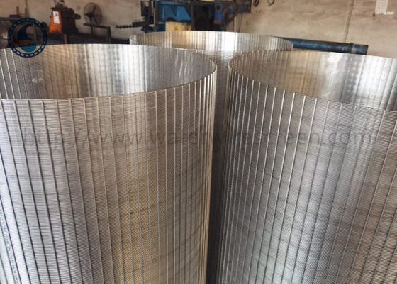 Slotted Tube Johnson Screen 304 Wedge Wire Screen Filter For Filtration