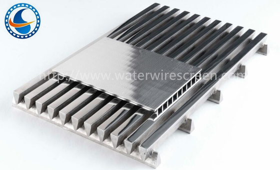 Stainless Steel 304 Slot Wedge Wire Screen Panels / Plate
