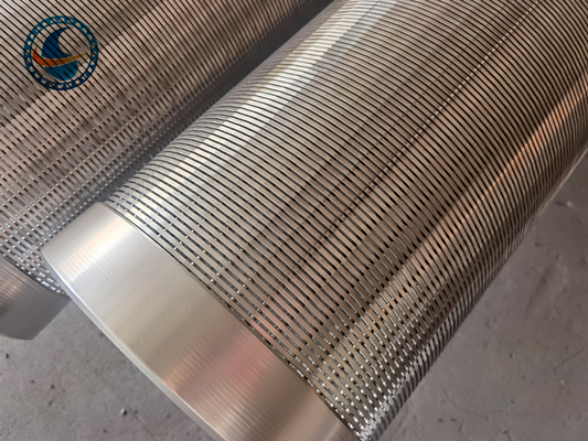 304 Stainless Steel Tube Well Water Filter Johnson V Wire Screen For Water Treatment